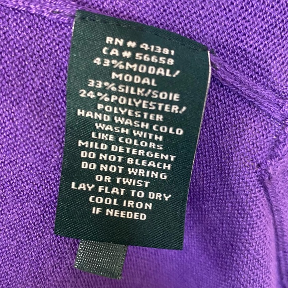 🤑 CLEARANCE🤑 Silk Blend V Neck Long Sleeve tunic sweater - Picture 7 of 7